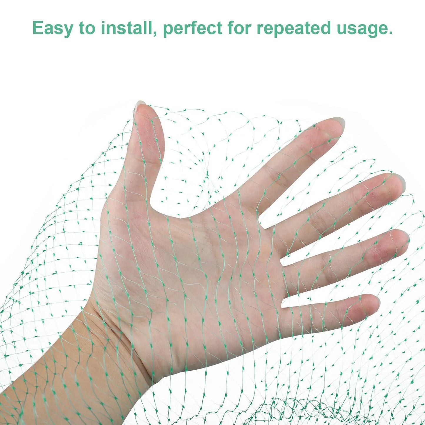 33FT Anti Bird Netting Pond Net Protection Tree Crops Plants Fruits Garden Mesh by Anti Spier