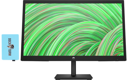 HP 22 inch LED FHD FreeSync Monitor with Docztorm Dock 22" Full HD (1920 x 1080) Anti-Glare Monitor Narrow Bezel Display HDMI VGA Modern Design Ideal for Home and Business (2024 Latest Model) by Anti Spier