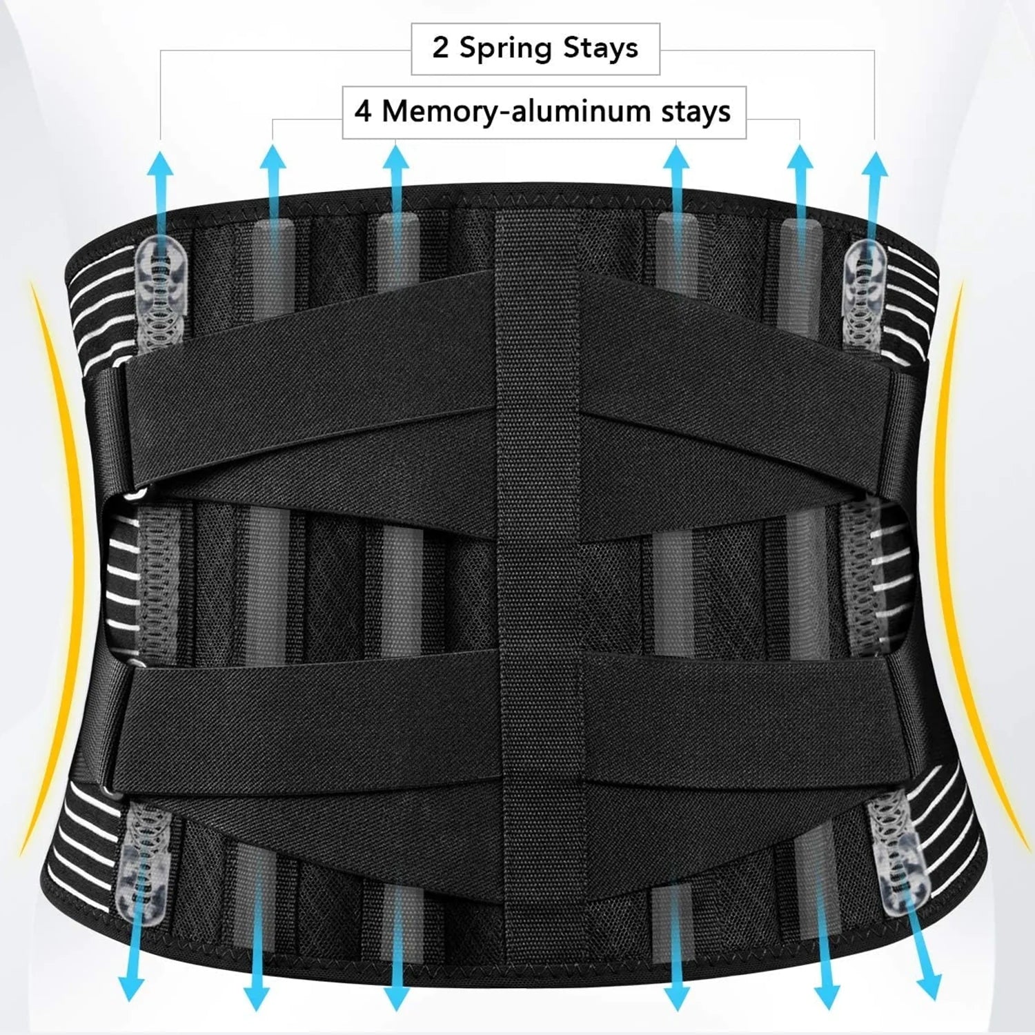 Adjustable Lower Back Brace Lumbar Support Waist Belt For Men Women Pain Relief by Anti Spier