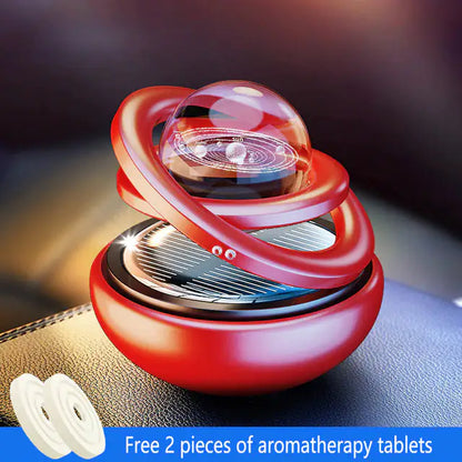 Solar Auto Rotating Ball Air Freshener by Anti Spier