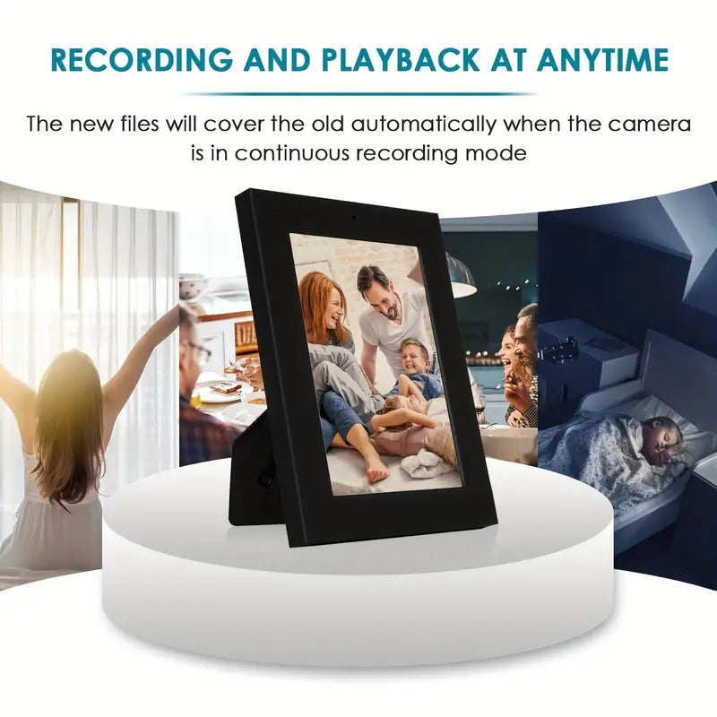 1080P HD Nanny Camera, Sports Camera With Video Recording, Night Vision, Security Camera For Home, Office, Sports, Support SD Card Storage by Anti Spier