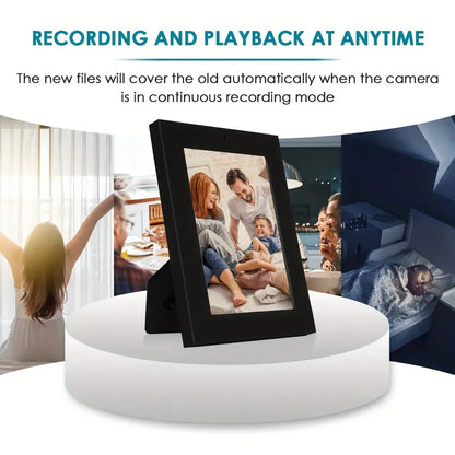1080P HD Nanny Camera, Sports Camera With Video Recording, Night Vision, Security Camera For Home, Office, Sports, Support SD Card Storage by Anti Spier