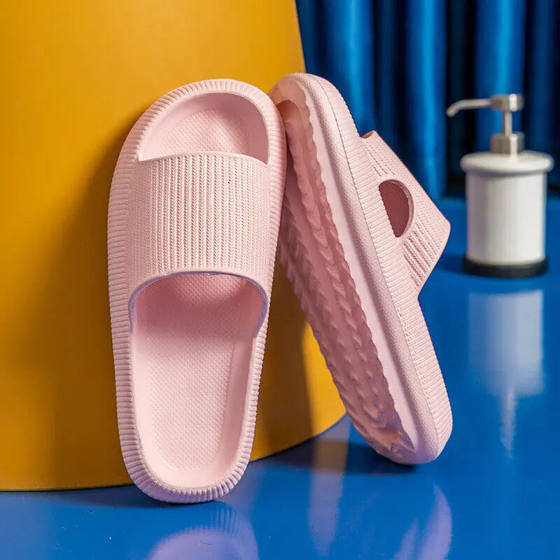 Cozy Pillow Slides Anti-Slip Sandals Ultra Soft Slippers Cloud Home Outdoor Shoe by Anti Spier