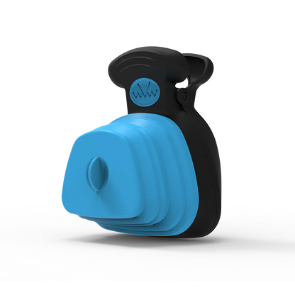 Pet Dog Poop Bag Dispenser with Foldable Poop Scoop by Anti Spier