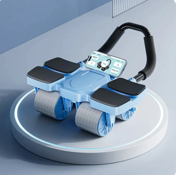 Smart Abdominal Wheel with Auto-Rebound & Fitness App Integration by Anti Spier