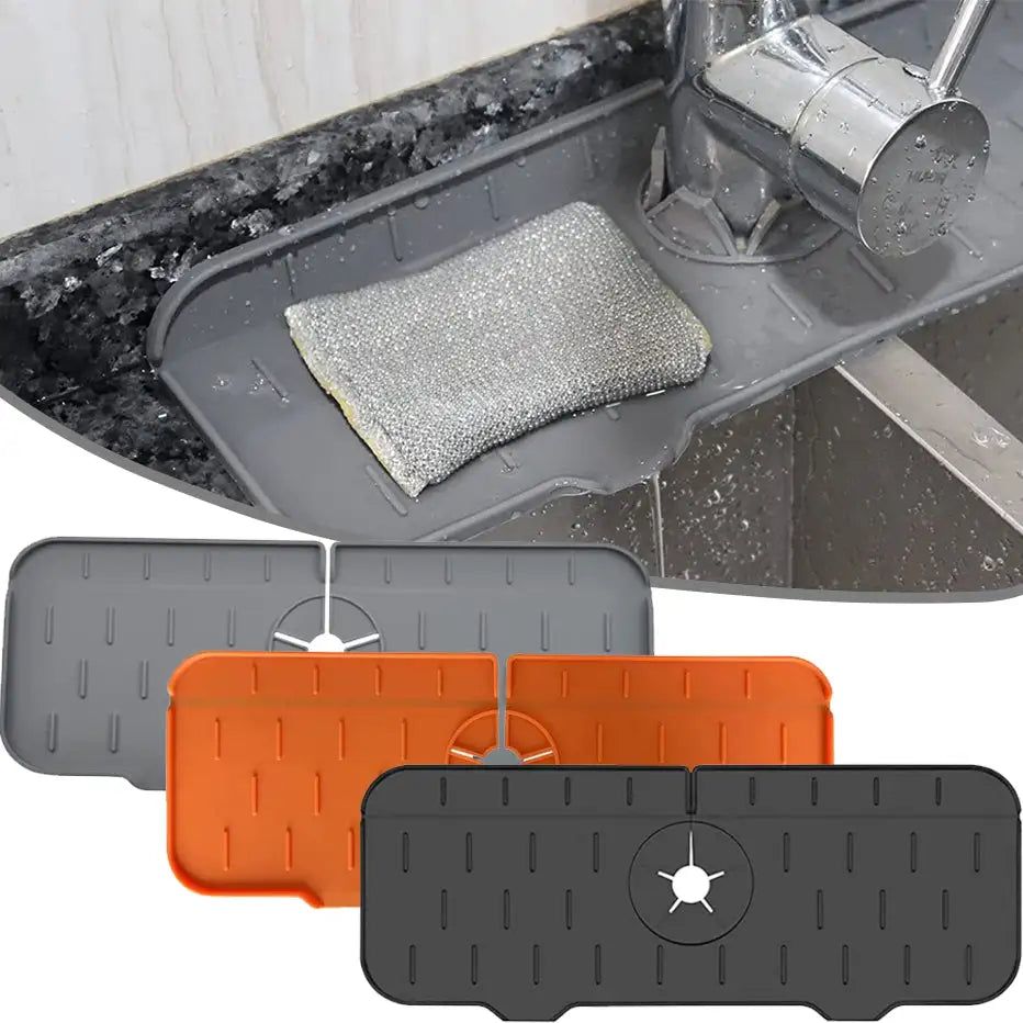 Kitchen Sink Splash Guard Drain Pad by Anti Spier