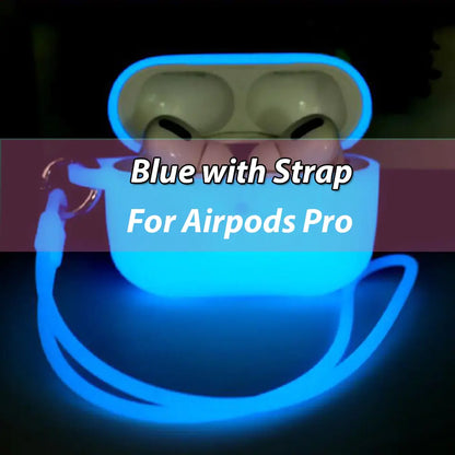 Glow-in-the-Dark Silicone Case for Apple AirPods Pro: Shockproof Protection by Anti Spier