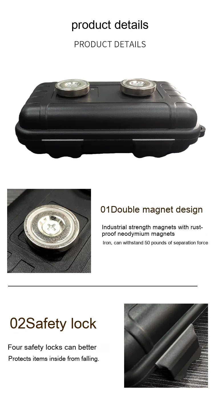 Magnetic Storage Box by Anti Spier