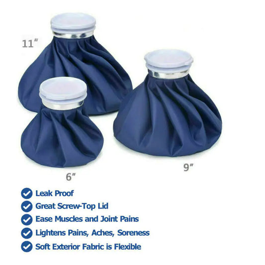 3PCS Ice Bags Packs Knee Neck Reusable Cold Relief Pain Headache Sport Injury by Anti Spier