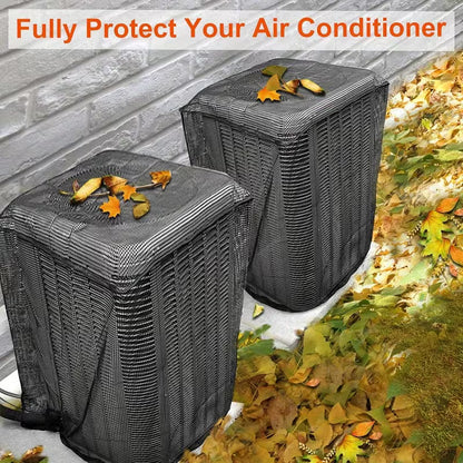 Four Seasons Anti-Blocking Mesh Outdoor Air Conditioner Cover | Easy to Install and Clean, AC Unit Protection - Prevents Debris Buildup by Anti Spier