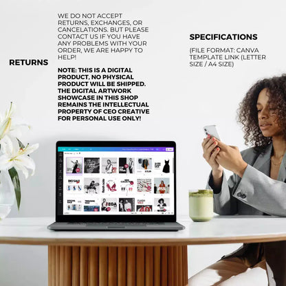 Downloadable Instagram Fashion Store 100 Pages Bundle by Anti Spier