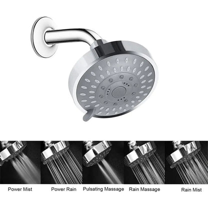 Shower Heads Handheld Spray High Pressure Adjustable Showerhead Top Spray Bath by Anti Spier