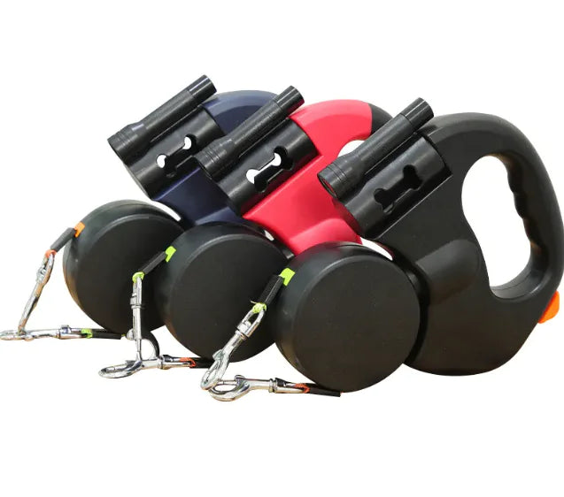 Auto Double Dog Leash by Anti Spier