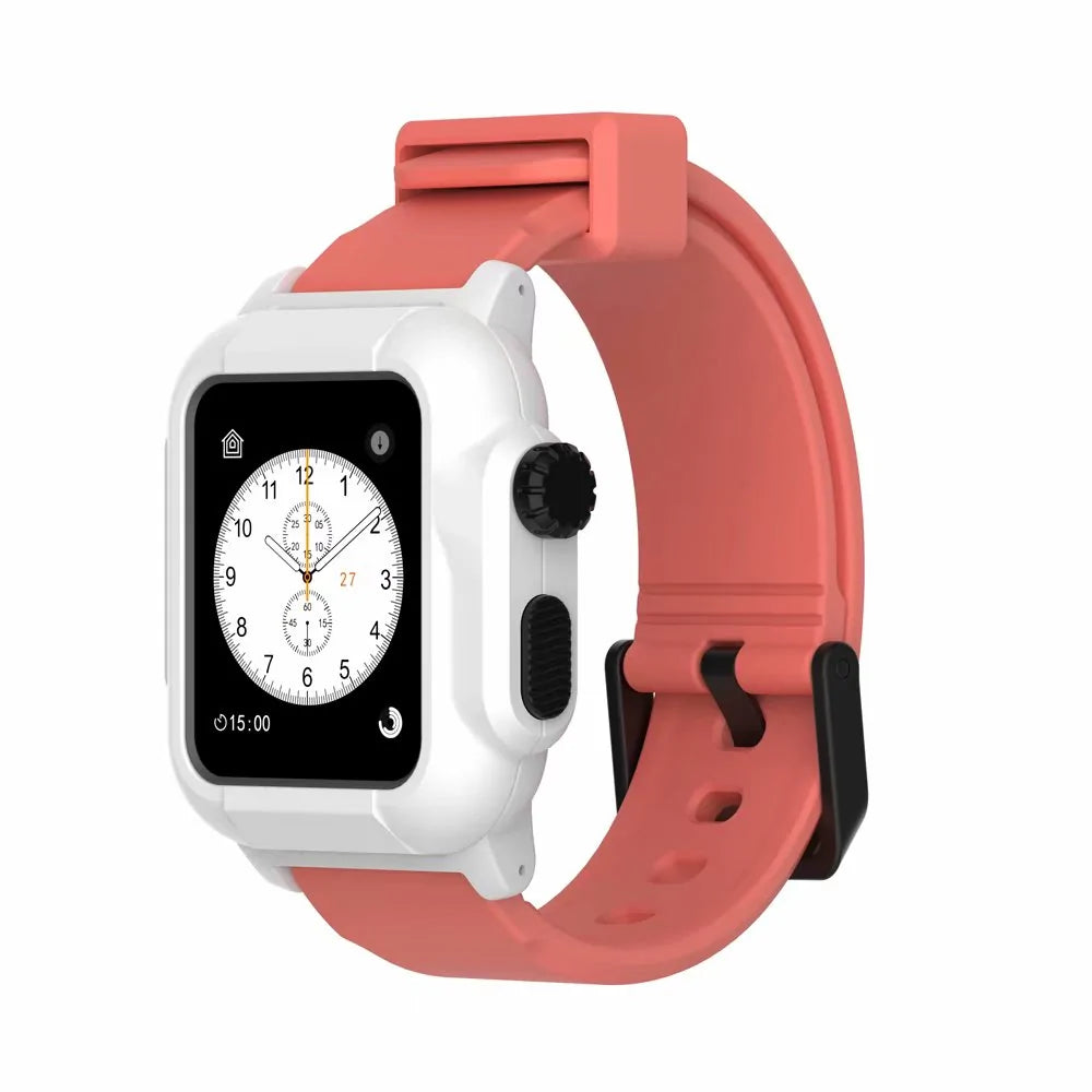 Waterproof Box Case Strap For Apple Watch by Anti Spier