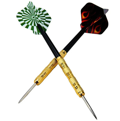 5 Sets (15Pcs) Steel Tip Professional Darts Set Darts Slim Barrel Dart Flights by Anti Spier