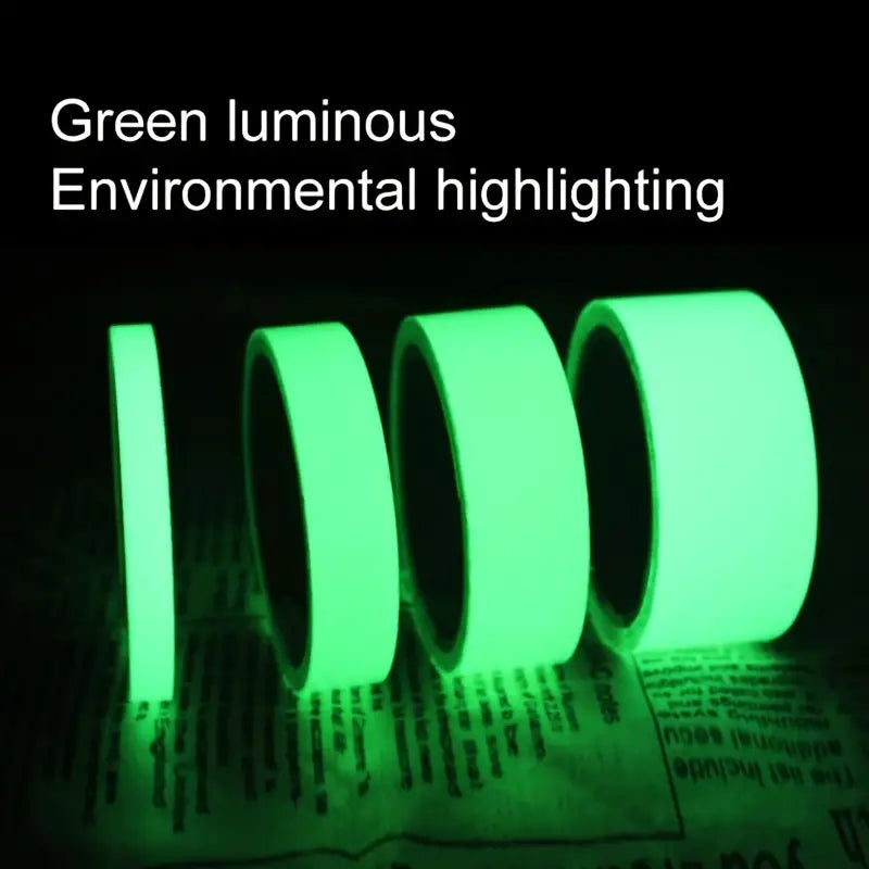 Dark Green Glow Safety Tape by Anti Spier
