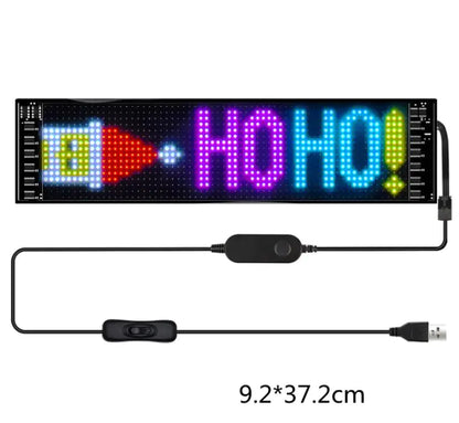Programmable Car LED Sign LED Full-color Advertising Screen Ultra-thin Display Screen Custom Text Pattern Animation Display Car by Anti Spier