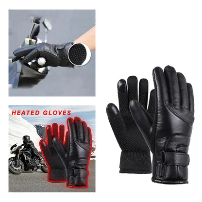 Electric USB Heated Gloves Winter Warming Thermal Ski Snow Hand Warm Windproof by Anti Spier