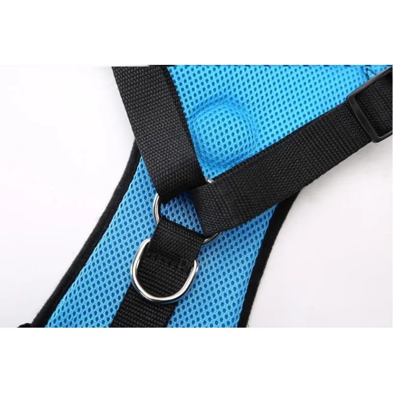 Dog supplies Breathable mesh chest straps Pet car safety chest back by Anti Spier