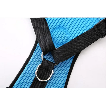 Dog supplies Breathable mesh chest straps Pet car safety chest back by Anti Spier