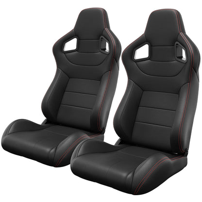 Two Universal Bucket Racing Seats -seat Bracket Not Included by Anti Spier