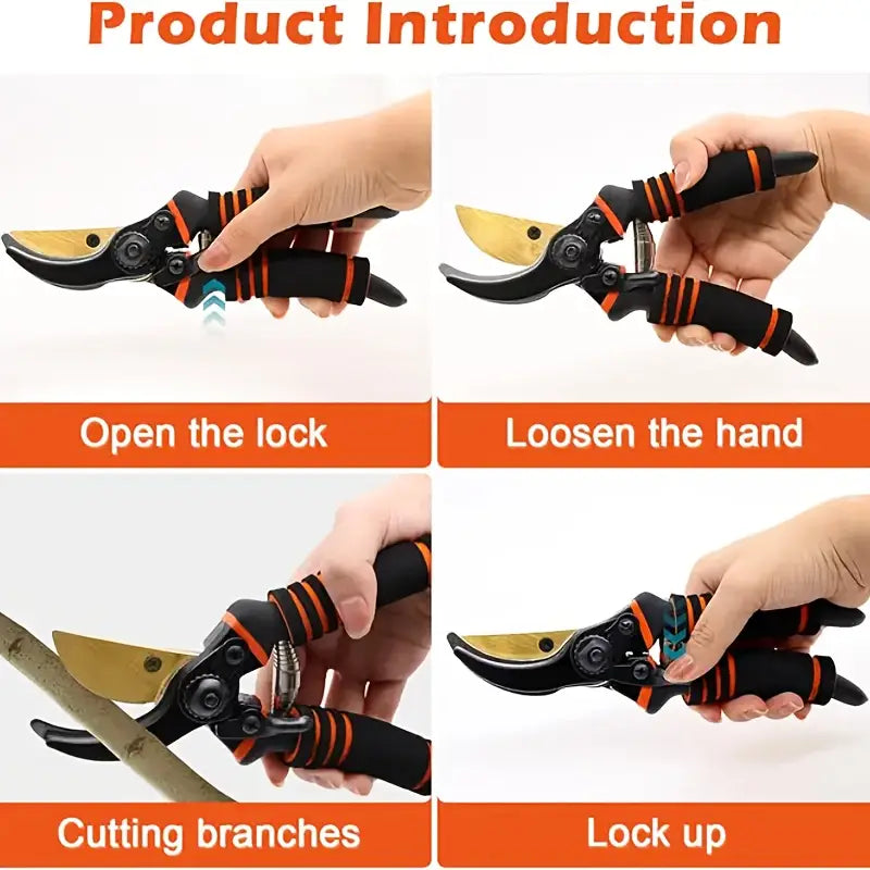 Branch Scissors for trimming and cutting plants with an ergonomic handle and sharp blades by Anti Spier