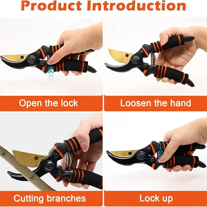 Branch Scissors for trimming and cutting plants with an ergonomic handle and sharp blades by Anti Spier