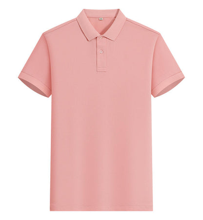 200g Island cotton polo shirt, cotton , cashmere texture, silk luster, moisture-wicking, anti-wrinkle, wear-resistant, short-sleeved by Hypersku