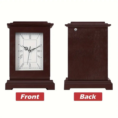 Rubber Wood Material, Glass Mirror Surface. Protect Your Cash, Passport, Jewelry, Documents, Or Keys. Convenient For Storing Valuables. Charming Wooden Structure by Anti Spier