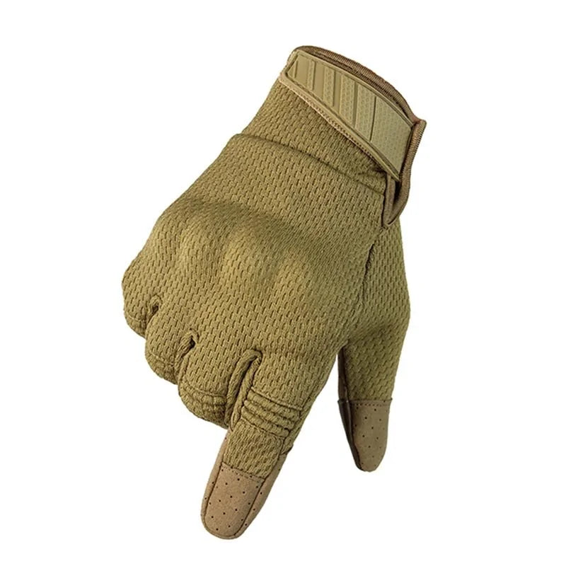 Men Breathable Full Finger Gloves by Anti Spier