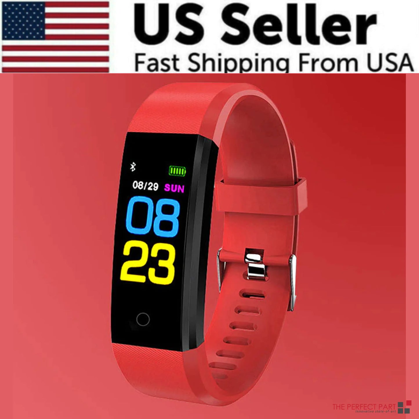 Fitness Smart Watch Activity Tracker Heart Rate For Women Men Oxygen BP Monitor by Anti Spier