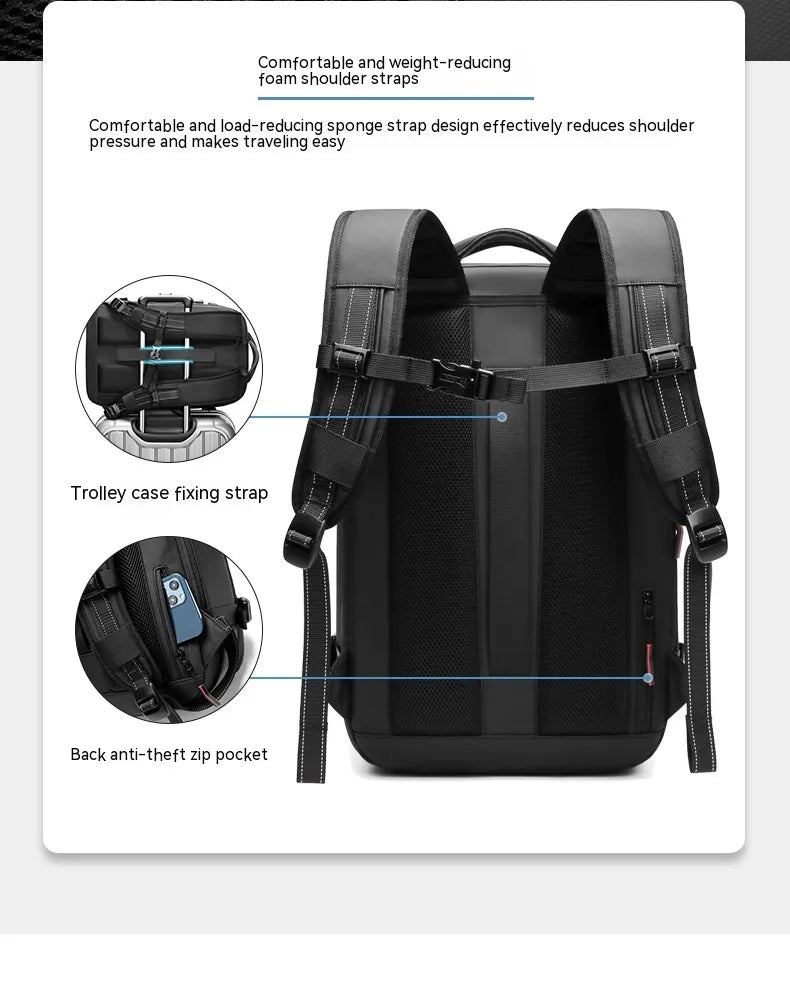 Vacuum Compression Large-capacity Backpack by Anti Spier