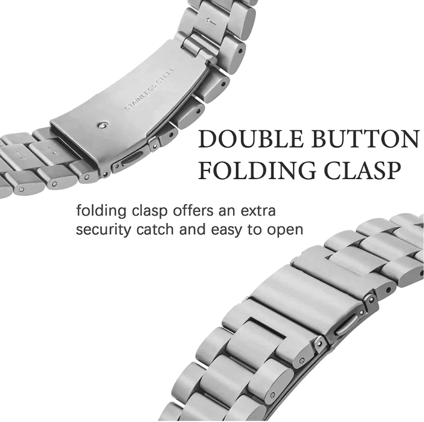 Stainless Steel For Apple Watch iWatch Band 8 7 6 5 4 3 2 SE 38/41/40/42/44/45mm by Anti Spier