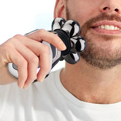 7D Cordless Shaver Hair Trimmer Men’s 5-In-1 Electric Head Shaver Razor Men Wet by Anti Spier