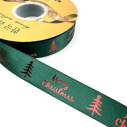 Ribbon Printed Christmas Design Decoration Gift Packing by Anti Spier
