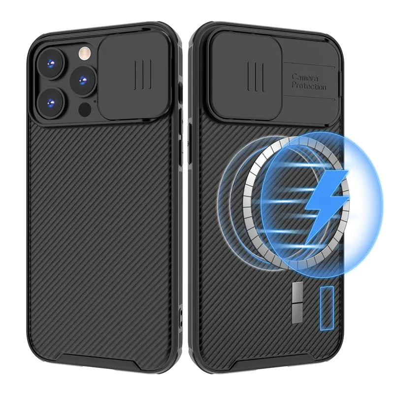 Slide Camera Lens Magsafe Charging Case by Anti Spier