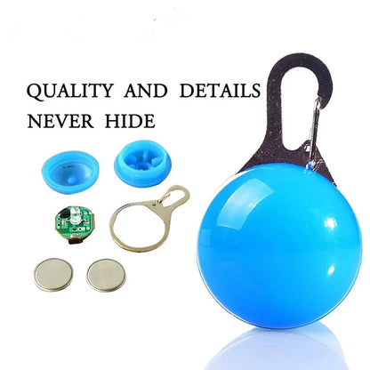 LED Pet Collar Pendant for Night Safety by Anti Spier