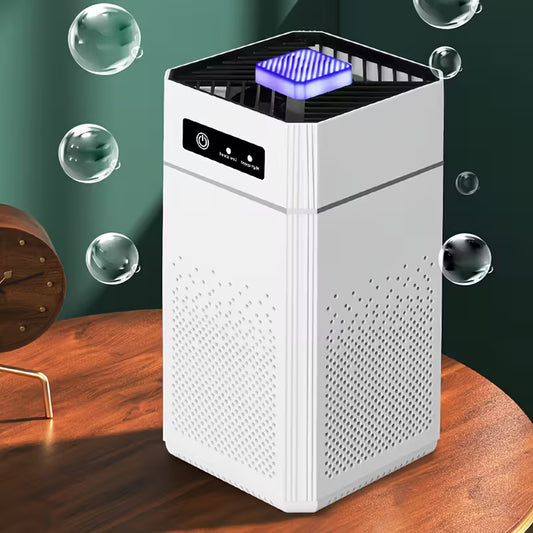 Whole House Air Purifier with HEPA Filter - 34dB Quiet Operation, USB-Powered Air Cleaner for Allergies, Smoke, Pet Dander & Odors, Auto Mode & Timer, Ideal for Asthma & Pets, Plug-in Air Purification System by Anti Spier