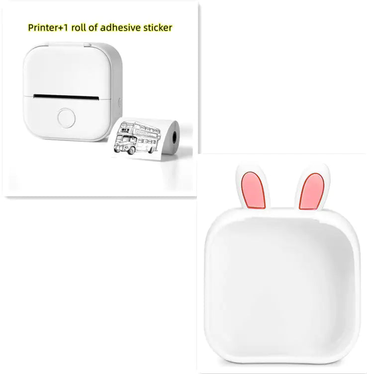 Portable Mini Thermal Label Printer Home Photo Printer Student Wrong Question Printer Bluetooth Mini Label Printer Price Tag by Anti Spier