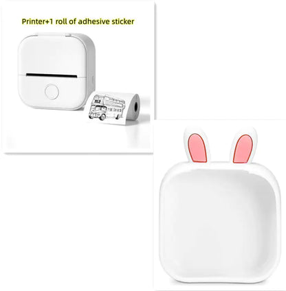 Portable Mini Thermal Label Printer Home Photo Printer Student Wrong Question Printer Bluetooth Mini Label Printer Price Tag by Anti Spier