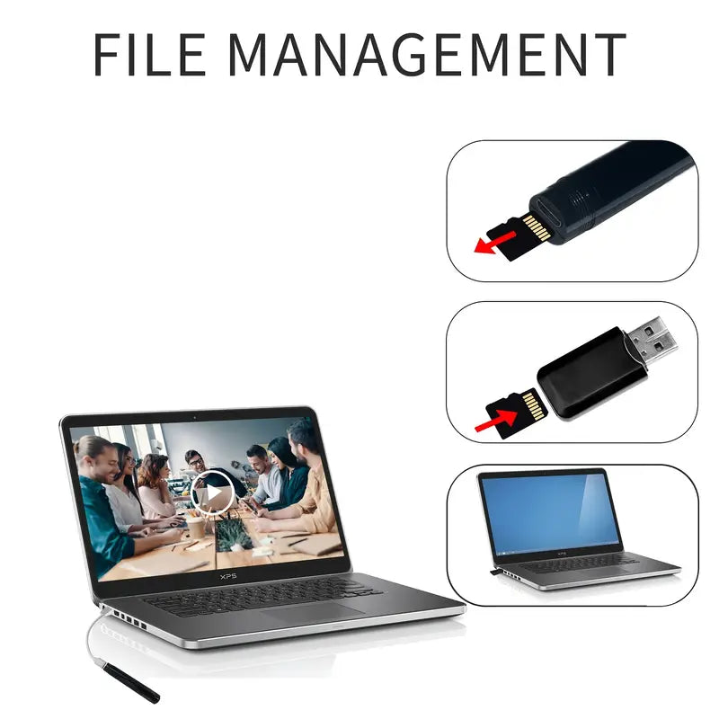 HD 1080P Pen Camera, 64GB Memory Card Included, Portable Mini Surveillance & Security Nanny Cam, Easy-to-Use, for Home Office Meeting Recording, Indoor/Outdoor Use by Anti Spier
