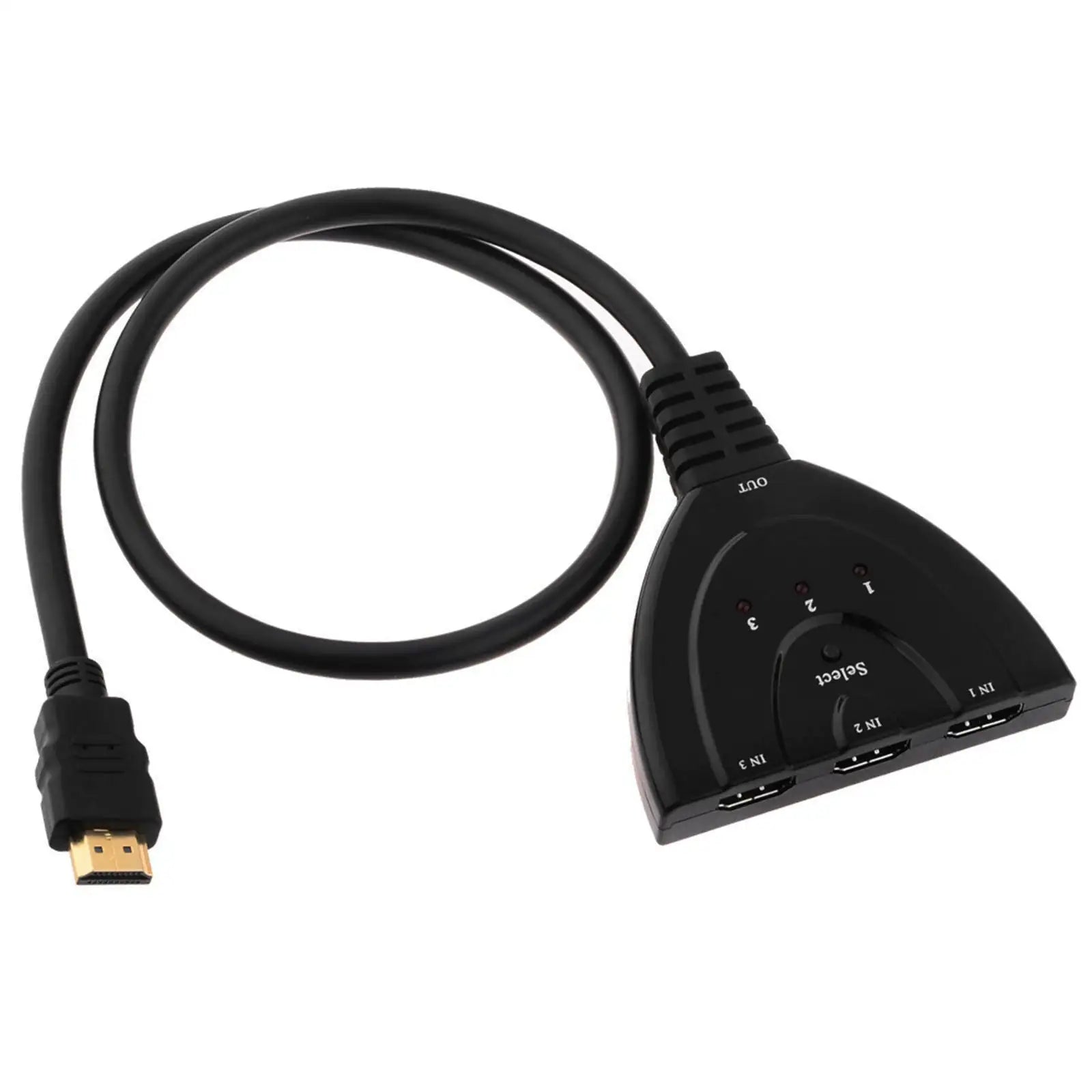 3 Port HDMI Splitter Cable 1080/4K Switch Switcher HUB Adapter for HDTV PS4 Xbox by Anti Spier