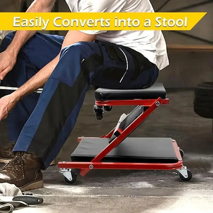 36-Inch Outdoor Z-Shaped Crawling Chair, an Adjustable Load Board Folding Vehicle Crawling Kit, And a Mechanical Crawler with 6 Wheels Measuring 2.5 Inches by Anti Spier