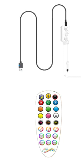 Symphony RGB Smart Corner Floor Lamp with Bluetooth & App Control by Anti Spier