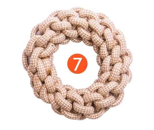 Cotton Hemp Dog Toy Set by Anti Spier