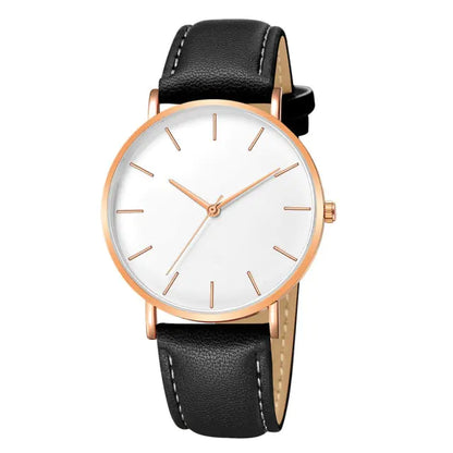 Simple Leather Men's Luxury Watches by Anti Spier