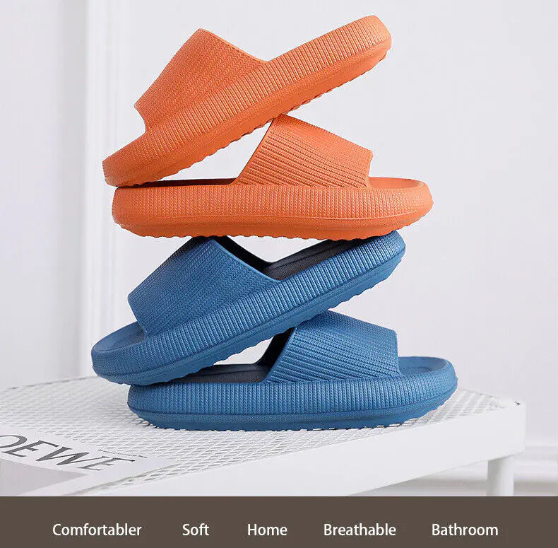 Cozy Pillow Slides Anti-Slip Sandals Ultra Soft Slippers Cloud Home Outdoor Shoe by Anti Spier