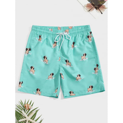 Beach pants men's large size quick dry loose thin men's shorts sports casual flower pants by Hypersku