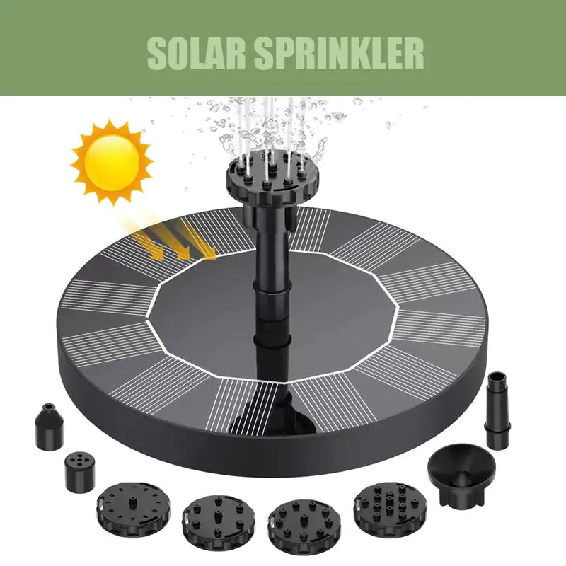Solar Water Fountain by Anti Spier
