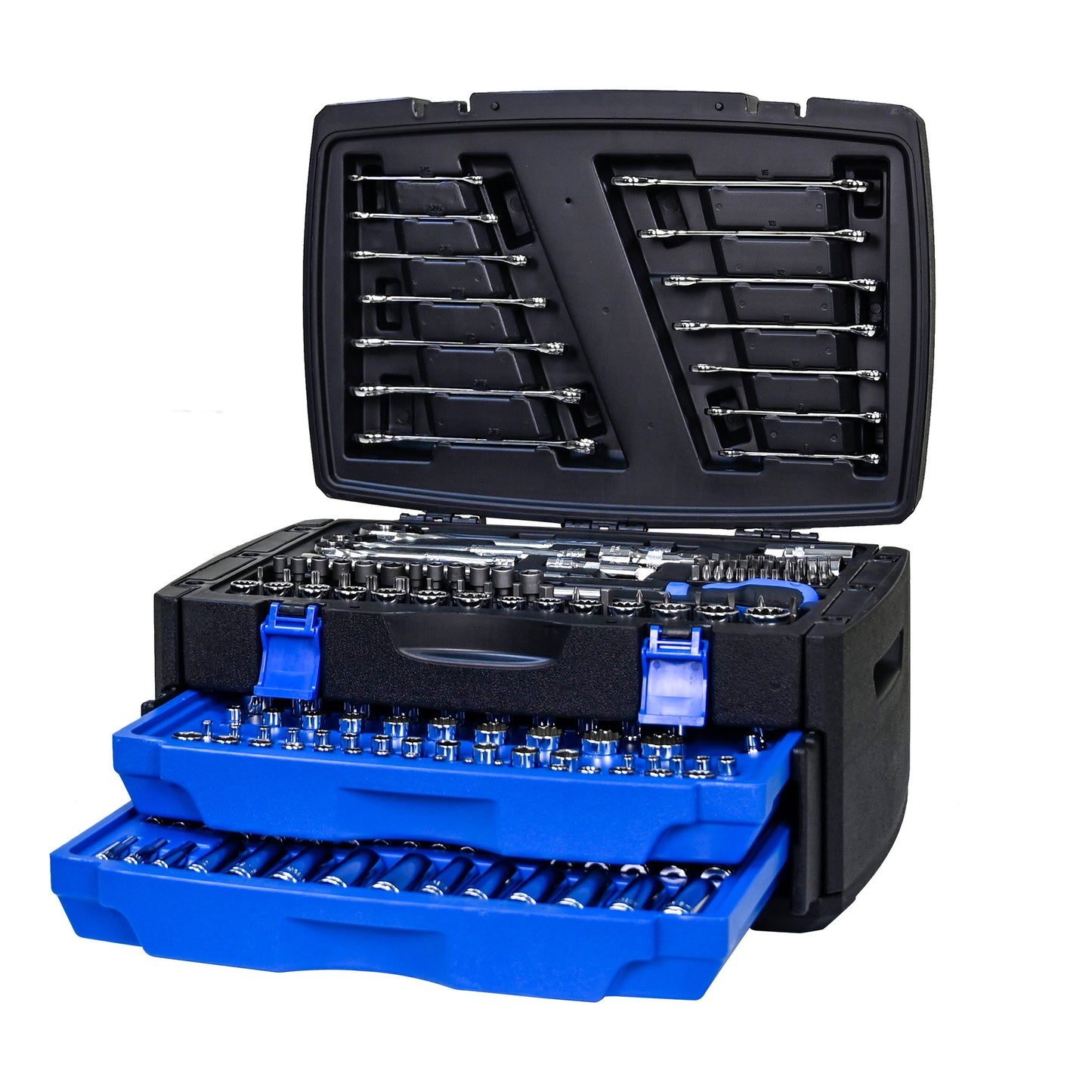 Black Hand Tool Box With Toolset 266Pcs by Anti Spier